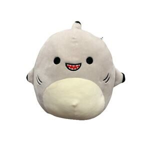 Gordon the Shark Squishmallows 10” Sealife Squad Squishmallow (No Tag)